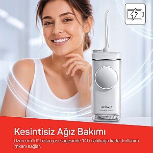 Arzum AR5300 Sensible Touch Şarjlı Ağız Duşu-Beyaz - 6