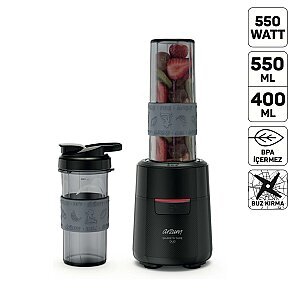 AR1192 Shake'N Take Duo Kişisel Blender, Siyah