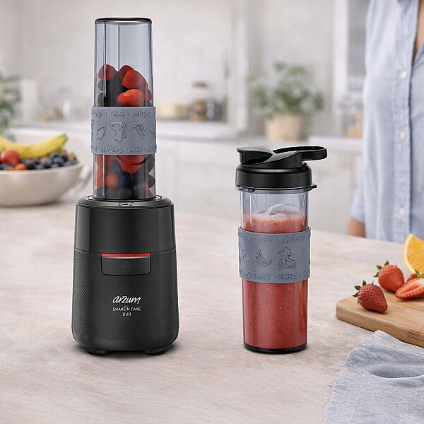 AR1192 Shake'N Take Duo Kişisel Blender, Siyah - 2