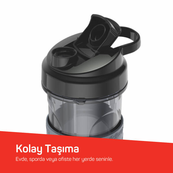 AR1191 Shake'N Take Lite Kişisel Blender 550W, 550 ml Taşınabilir Şişe, Buz Kırma Özellikli, Siyah - 3