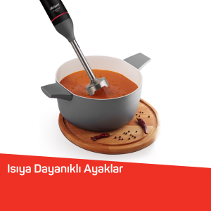 AR1204 Starchef Pro 1800W 4 Bıçaklı 1.5 L Hazneli 2 Kademeli Multi Blender Seti, Siyah - 5