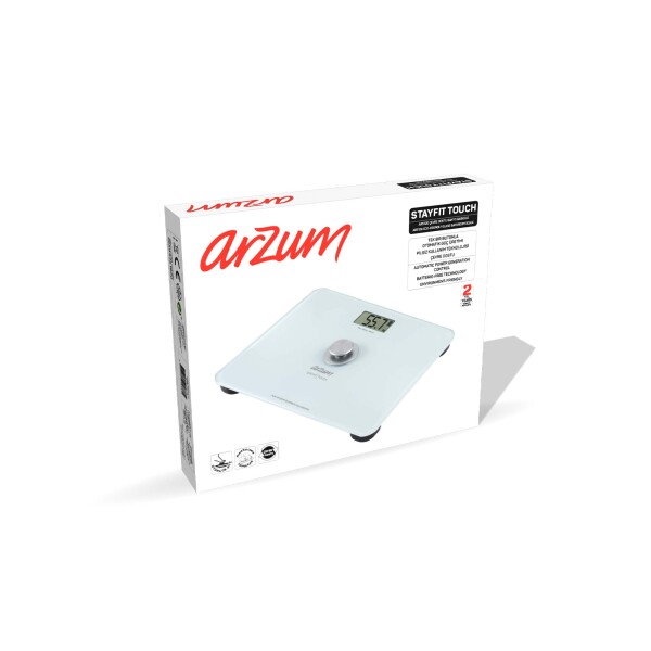 AR5126 Stayfit Touch Cam Beyaz Baskül, Pilsiz Kullanım, 180 Kg’a Kadar Ölçüm Kapasitesi, Beyaz - 7