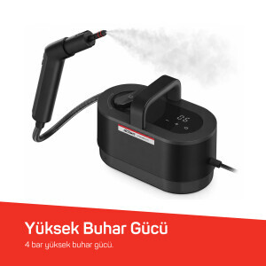 AR4353 Steambosot Digi Buharlı Temizleyici, Siyah - 4