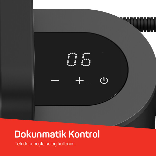 AR4353 Steambosot Digi Buharlı Temizleyici, Siyah - 6