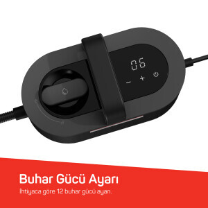 AR4353 Steambosot Digi Buharlı Temizleyici, Siyah - 7