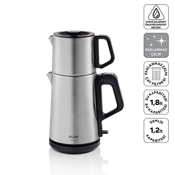 AR3149 Teacharm Çay Makinesi, İnox - 1