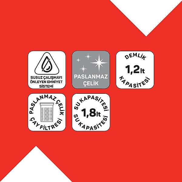 AR3149 Teacharm Çay Makinesi, İnox - 10