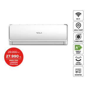 12.000 BTU Duvar Tipi Split Klima Seti (Arzum AR070 Vantilatör Hediyeli) (1)