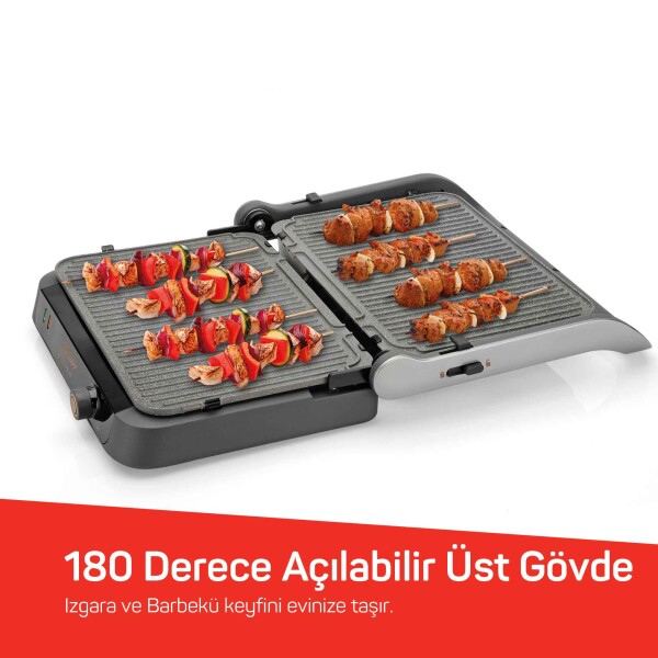 AR2094 Arzum Tostçu Delux Izgara ve Tost Makinesi, Sorgül Buğdayı - 4