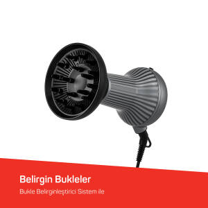 AR5124 Trendcare Curly 800W Saç Kurutma Makinesi, Difüzör Başlıklı, Bukle Belirginleştirici - 3