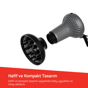  Trendcare Curly Saç Kurutma Makinesi - Antrasit - AR5124 - 5