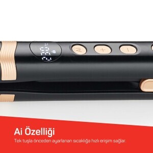 Arzum AR5184 Volume Pro İnce Plakalı Saç Düzleştirici, Keratin ve Argan Yağlı Plaka, İyon Teknolojisi, Siyah - 9