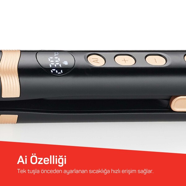 Arzum AR5184 Volume Pro İnce Plakalı Saç Düzleştirici, Keratin ve Argan Yağlı Plaka, İyon Teknolojisi, Siyah - 9