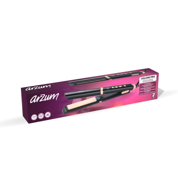 Arzum AR5184 Volume Pro İnce Plakalı Saç Düzleştirici, Keratin ve Argan Yağlı Plaka, İyon Teknolojisi, Siyah - 10