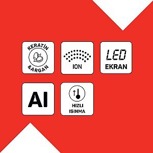 AR5184 Volume Pro İnce Plakalı Saç Düzleştirici, Keratin ve Argan Yağlı Plaka, İyon Teknolojisi, Siyah - 11