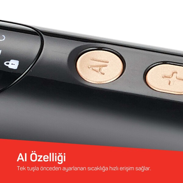 Arzum AR5186 Volume Pro Saç Maşası, Keratin ve Argan Yağlı Plaka, 25 mm maşa çapı, Siyah - 8